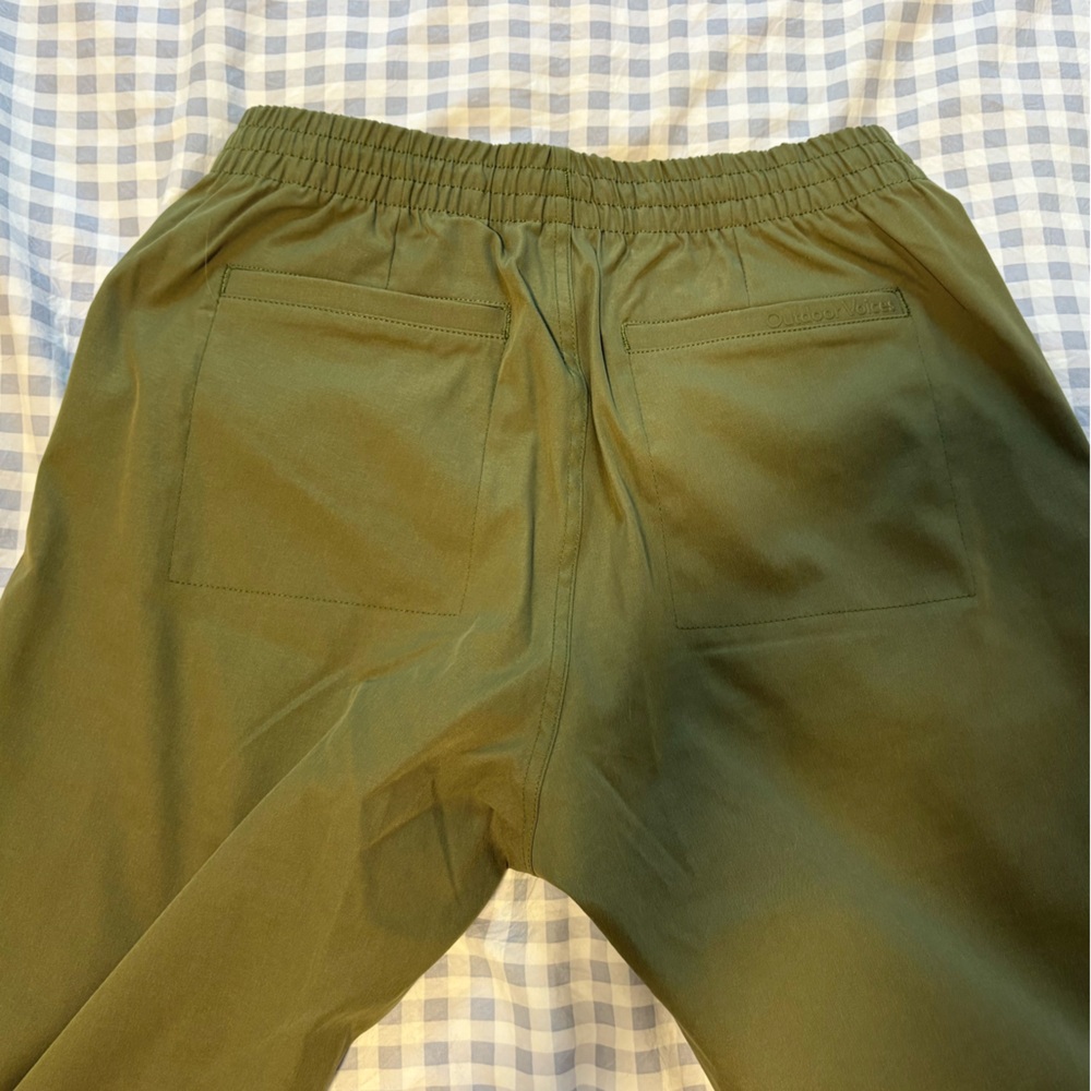 Outdoor Voices Olive Green Track Pants - Picture 9 of 10